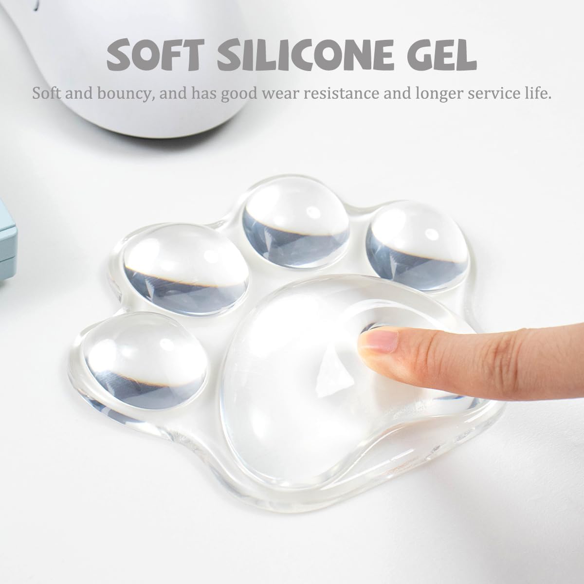 Wrist Rest Gel - Alas Mouse Gaming Lucu dengan Penyangga