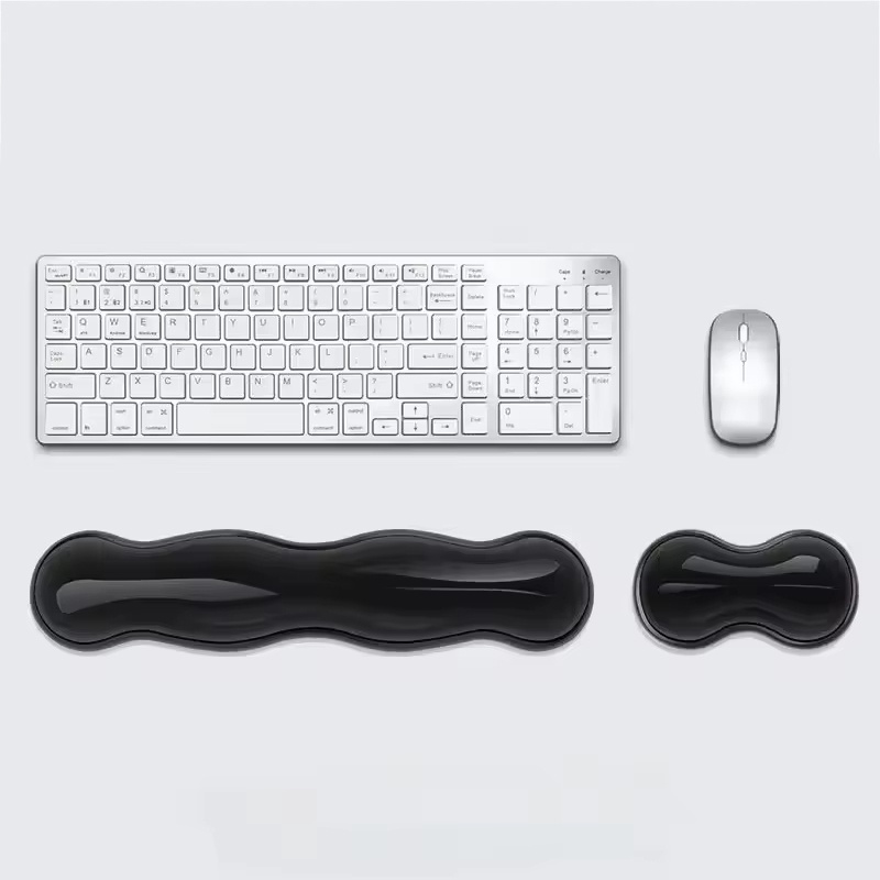 Laptop Accessories For Wrist Support - Alas Mouse Transparan dan Penyangga Pergelangan