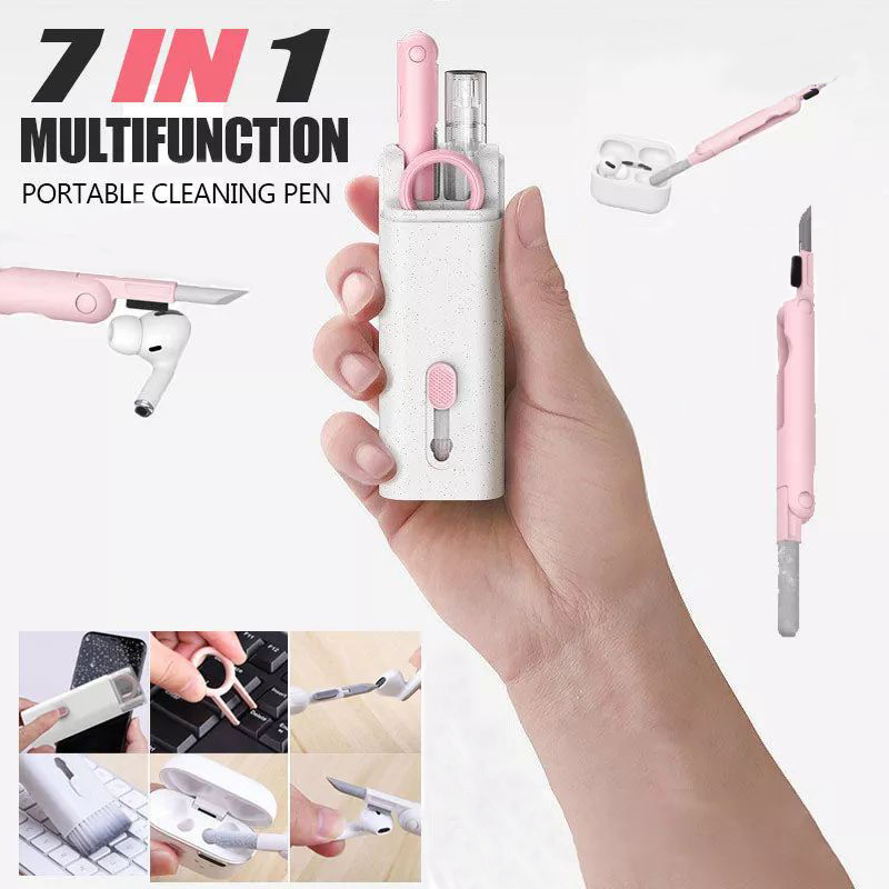Laptop Accessories All In One - Pena Pembersih Elektronik 7-in-1 Multi-Alat Kit