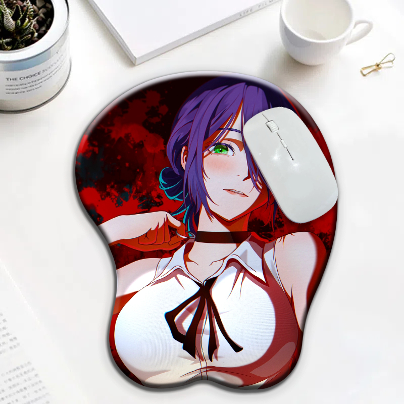 Wrist Rest Gel - Chainsaw Man 3D Silicone Wrist Rest