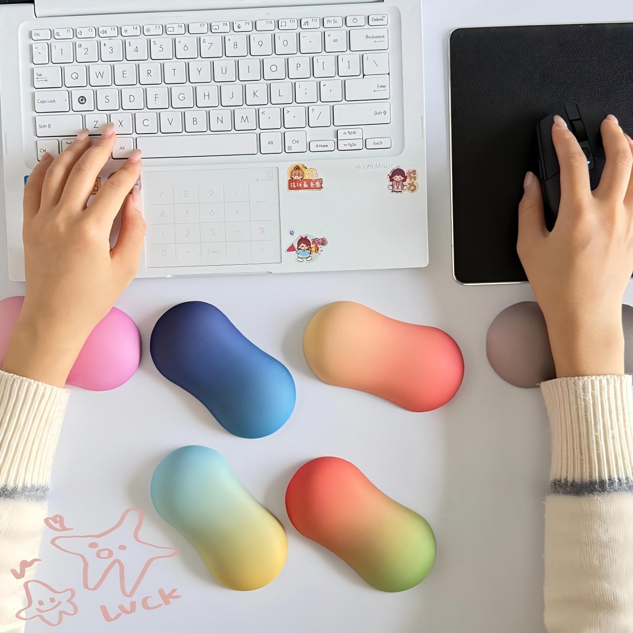 Wrist Rest Gel - Penyangga Pergelangan Tangan Mouse dari Busa