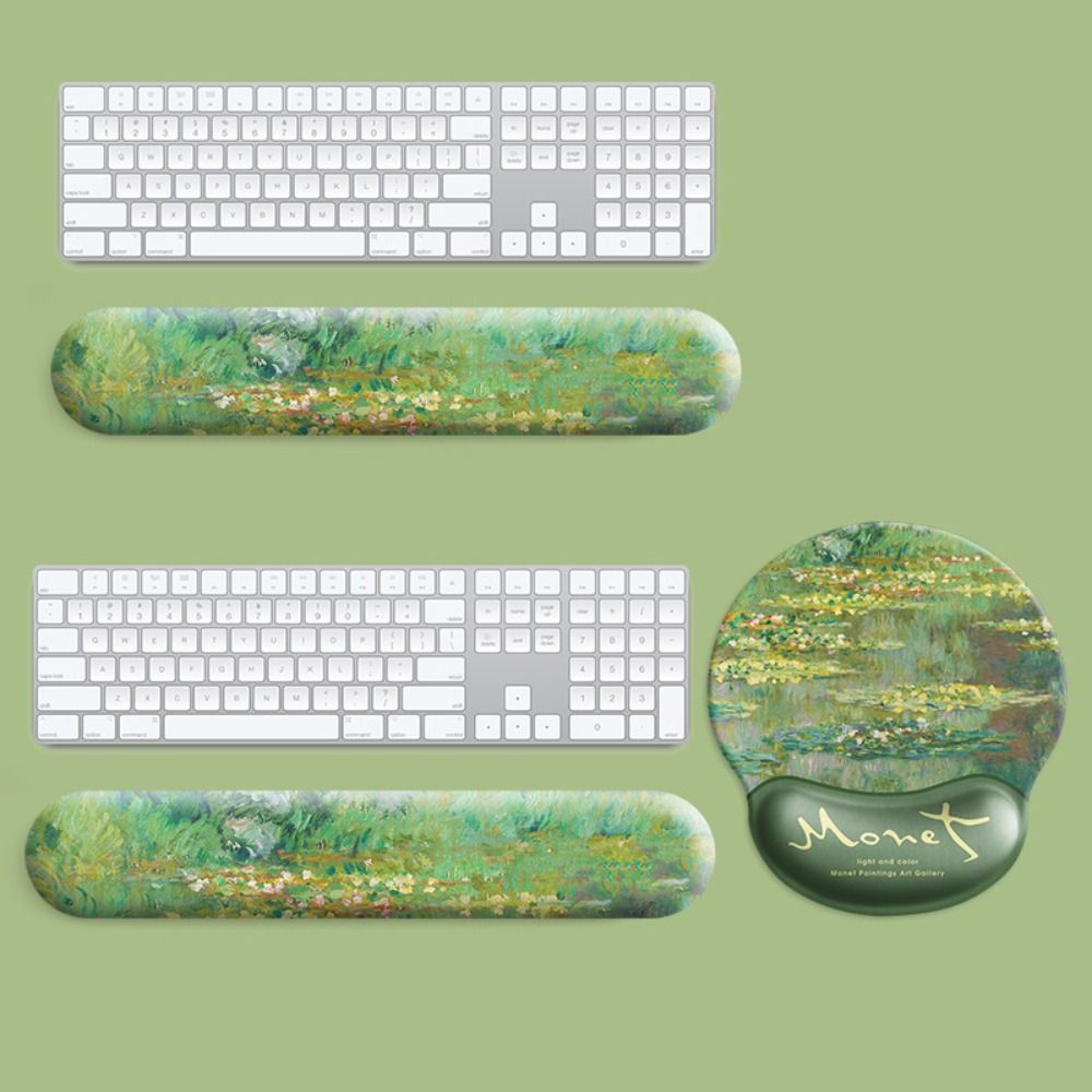 Wrist Rest Gel - Mousepad Laptop ergonomis, bantalan mouse kantor