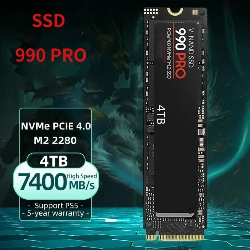 SSD NVMe 990 PRO M.2 2280 Asli - External Nvme Ssd ulasan dan harga