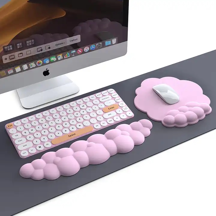 Bantalan Mouse kulit PU tahan  - Wrist Rest Gel ulasan dan harga