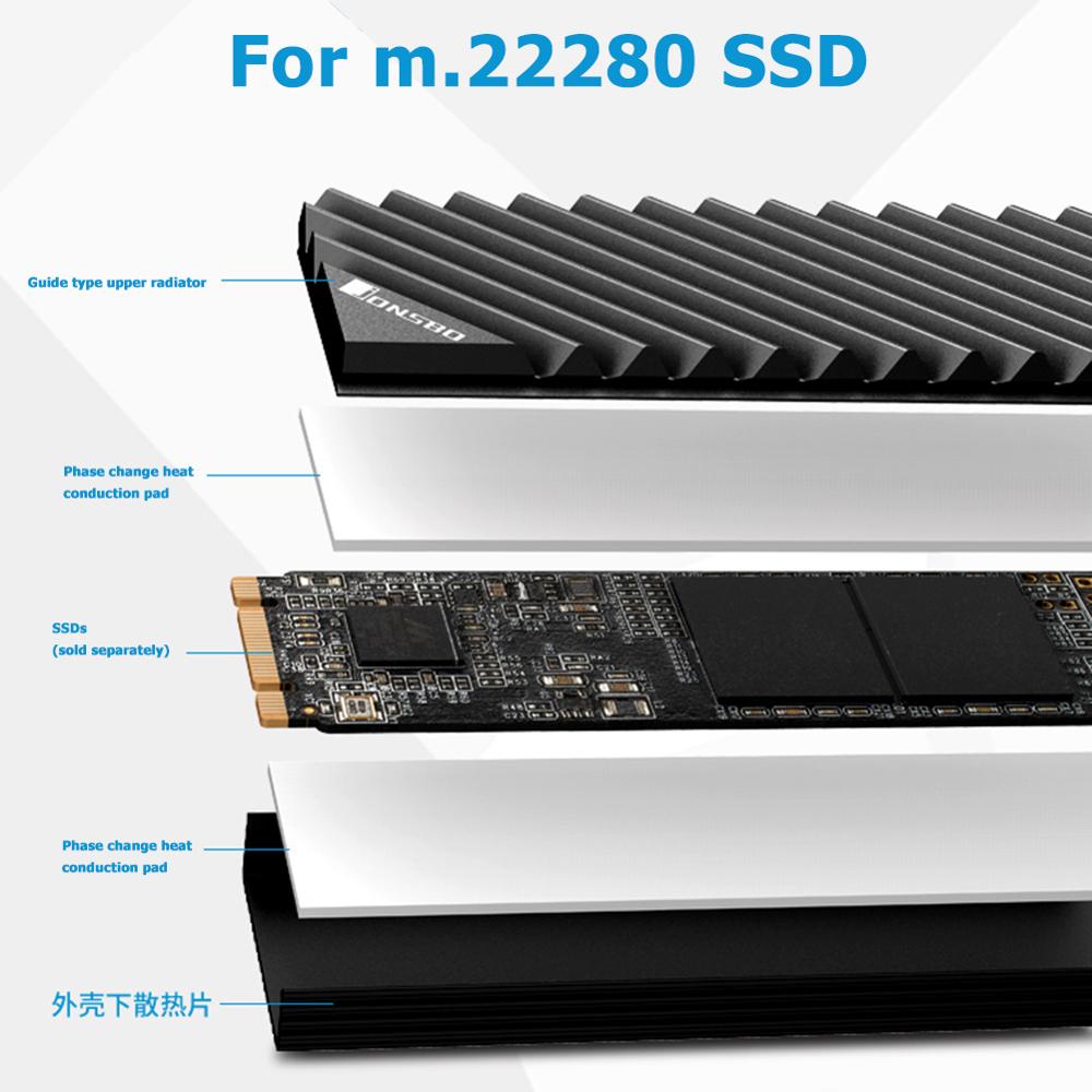 Jonsbo M2 2280 SSD Aluminium H - External Nvme Ssd ulasan dan harga