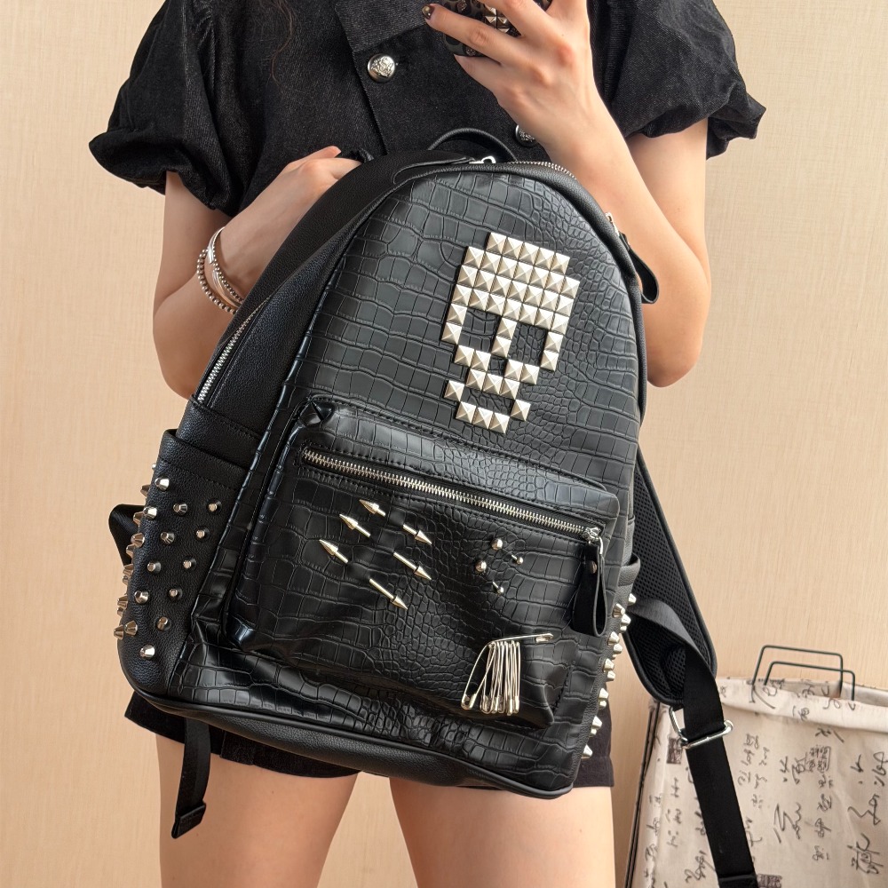 Tas Ransel Motif Kulit Buaya H - Laptop Accessories Women ulasan dan harga