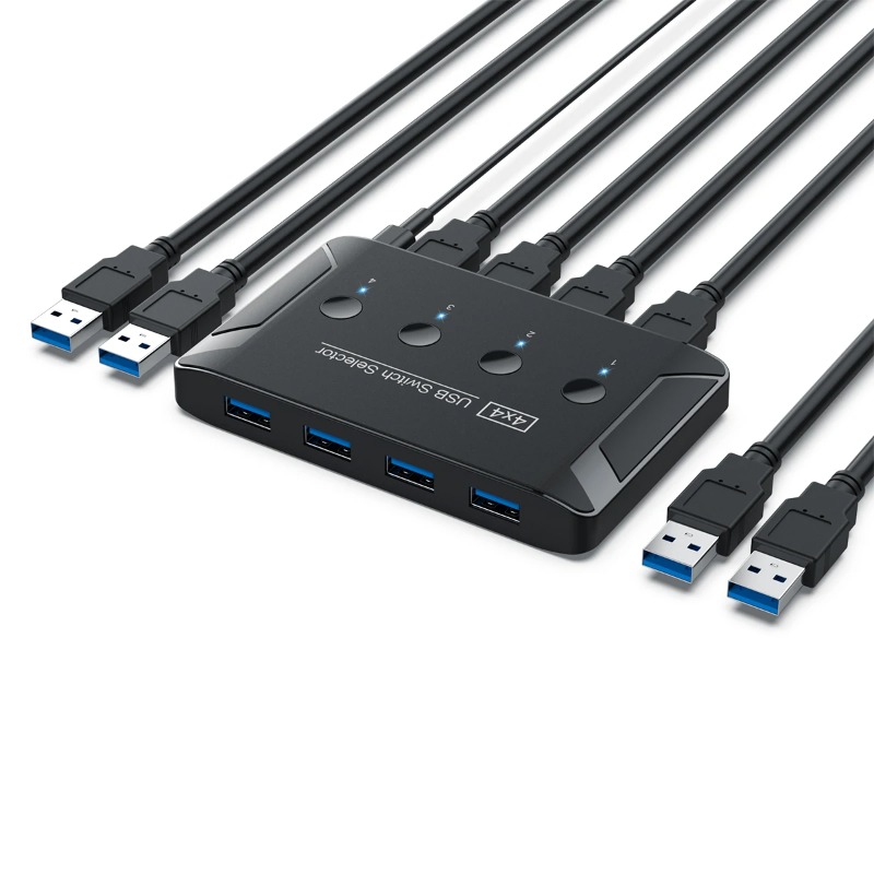 4 In 4 Out KVM USB3.0 Switch P - Laptop Accessories Women ulasan dan harga