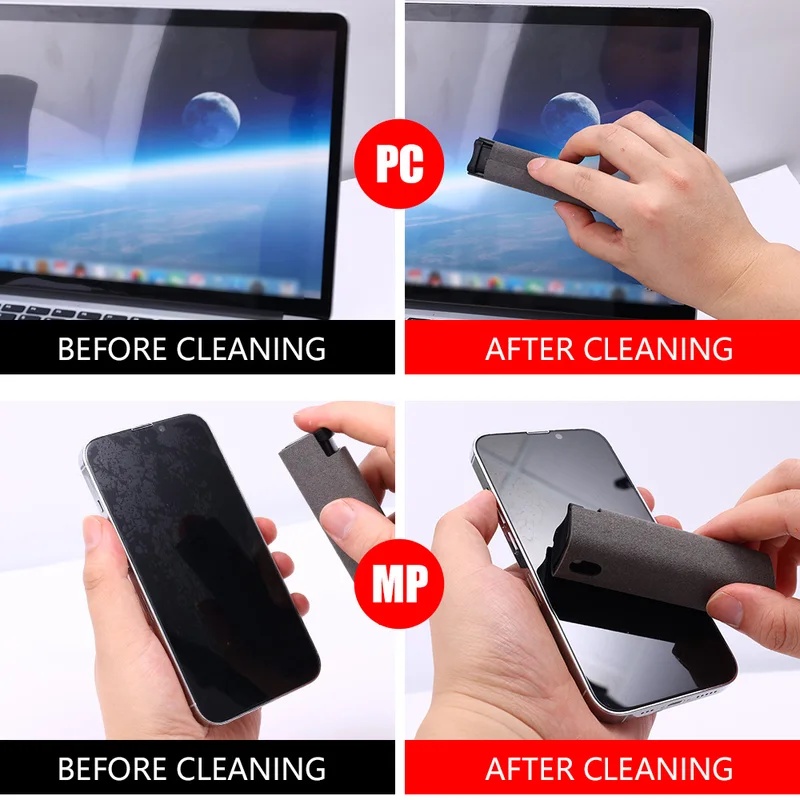 1/2/3/4pcs Botol Semprot Pembe - Screen Cleaning Kit ulasan dan harga