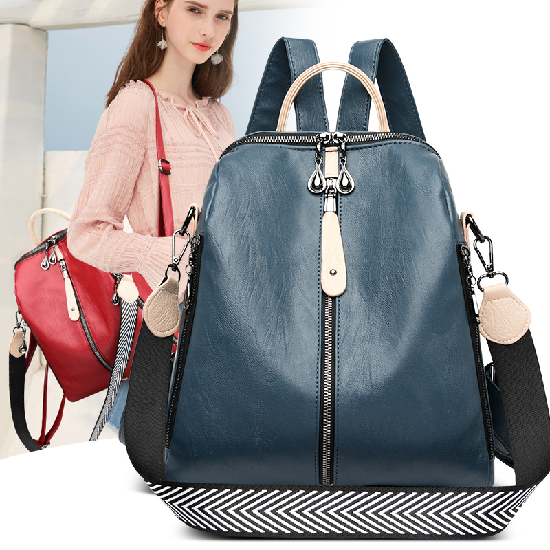 Ransel Fashion ransel kulit le - Laptop Accessories Women ulasan dan harga