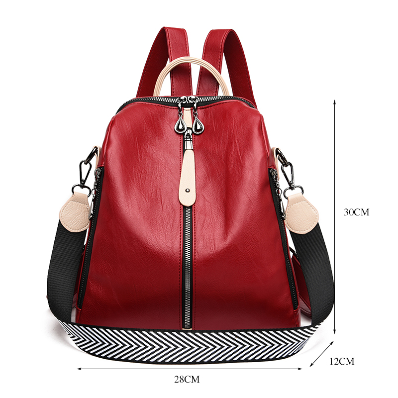 Ransel Fashion ransel kulit le - Laptop Accessories Women ulasan dan harga