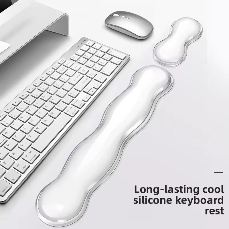Alas Mouse Transparan dan Peny - Laptop Accessories For Wrist Support ulasan dan harga