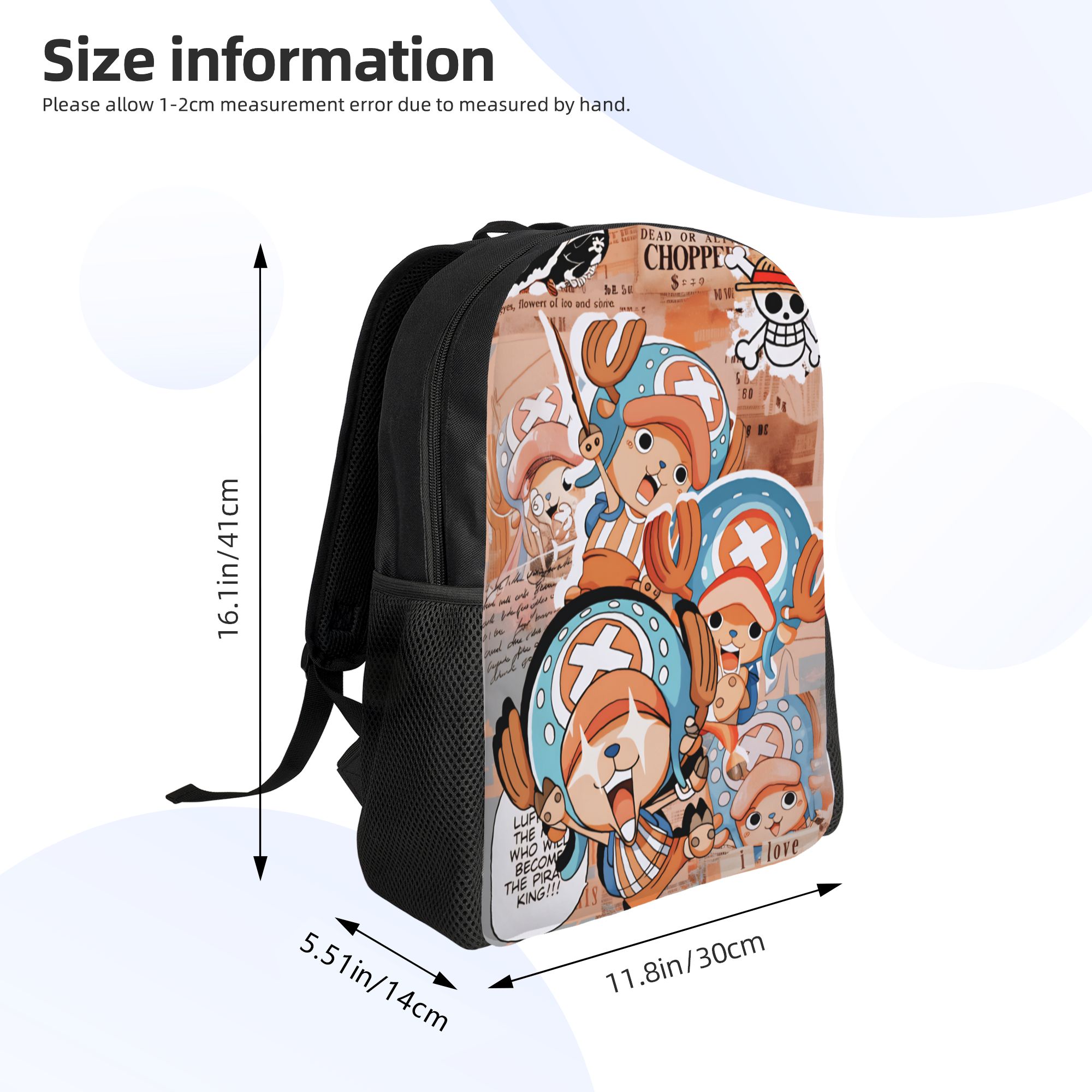 Tas Ransel 3D Print One P-Piec - Laptop Accessories For College ulasan dan harga
