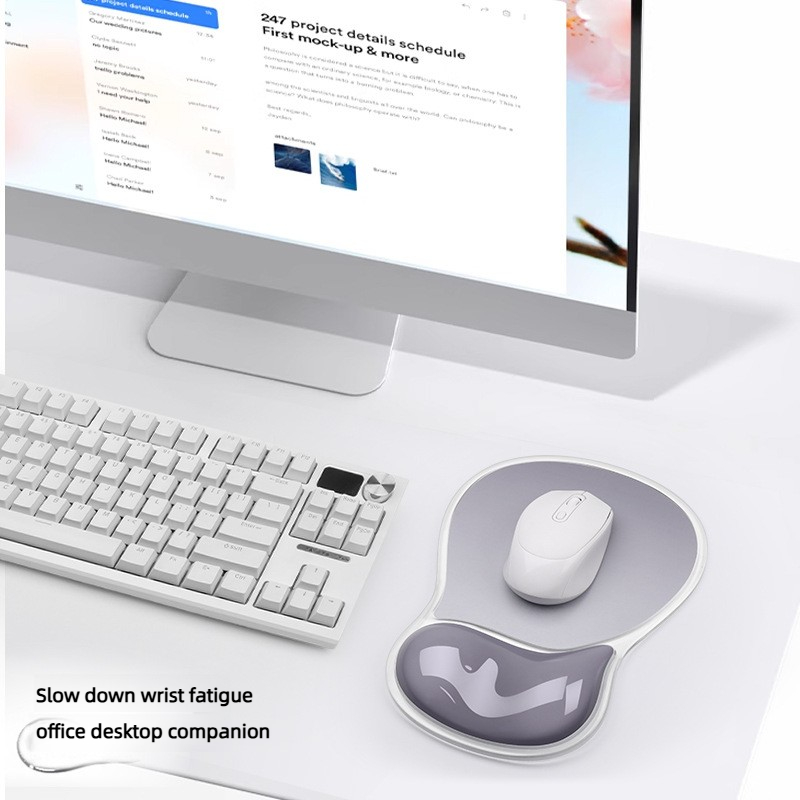 Alas Mouse Warna Gradasi Anti  - Wrist Rest Gel ulasan dan harga