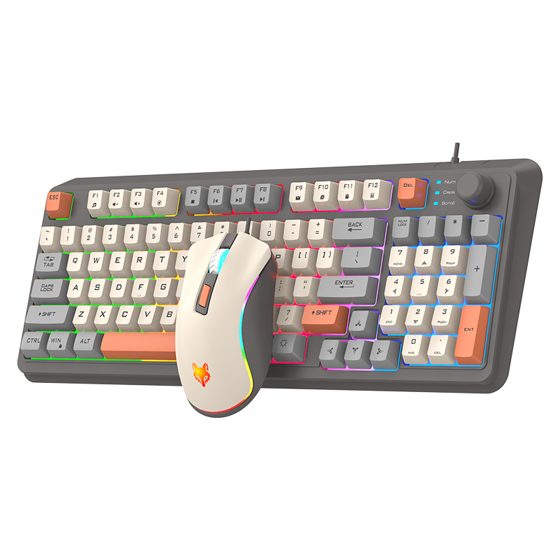 K820 Set Keyboard Game berkabe - Laptop Accessories Women ulasan dan harga