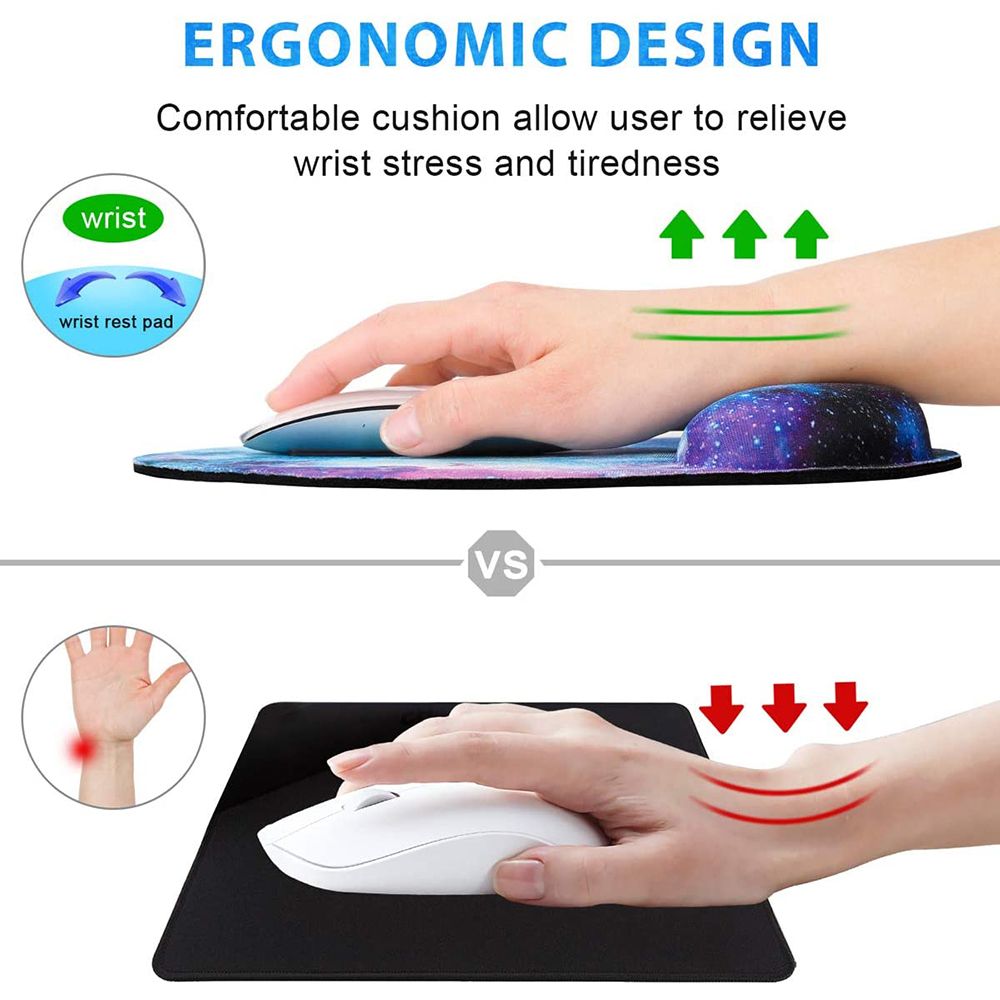 Bantalan Mouse silikon ergonom - Wrist Rest Gel ulasan dan harga