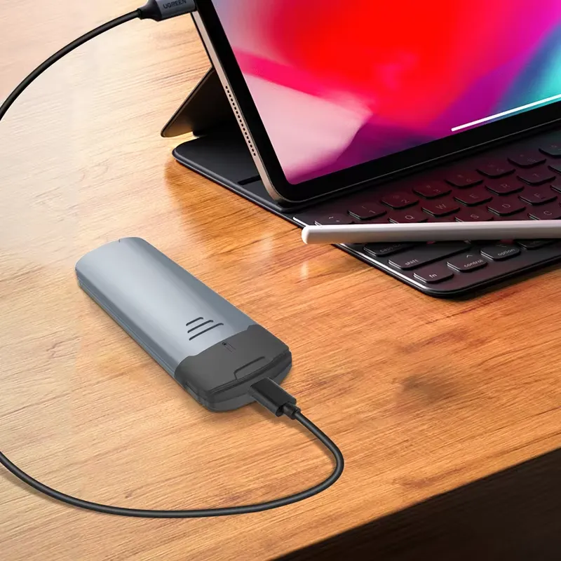 Casing SSD NVMe M2 10Gbps Alum - External Nvme Ssd ulasan dan harga