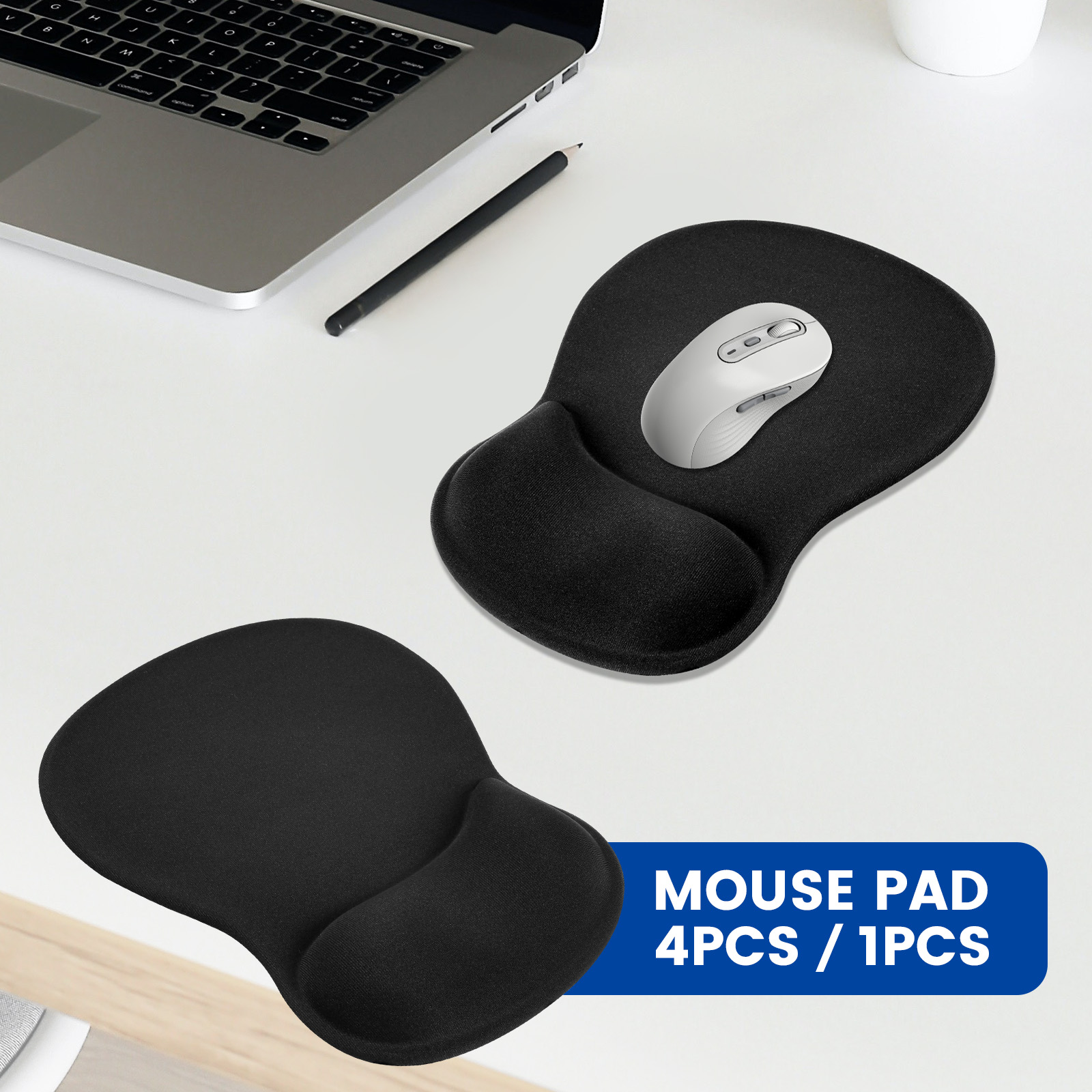 1/4 Buah Alas Mouse Ergonomis  - Laptop Accessories For Wrist Support ulasan dan harga
