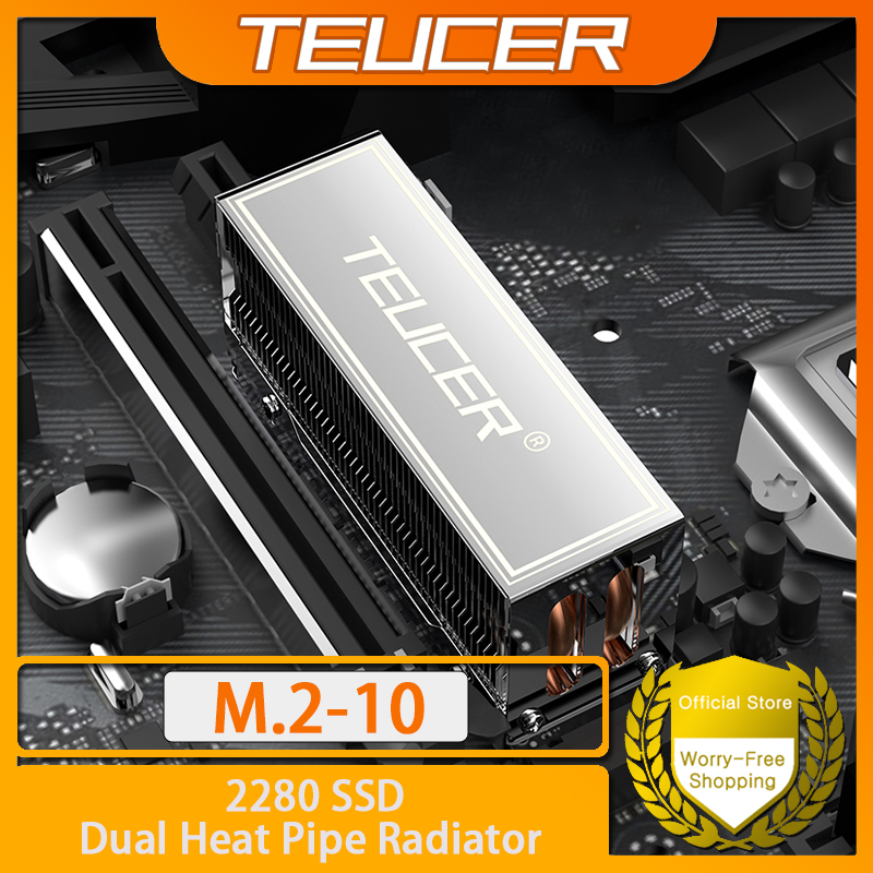 TEUCER M.2 SSD Heat Sink M2 22 - External Nvme Ssd ulasan dan harga