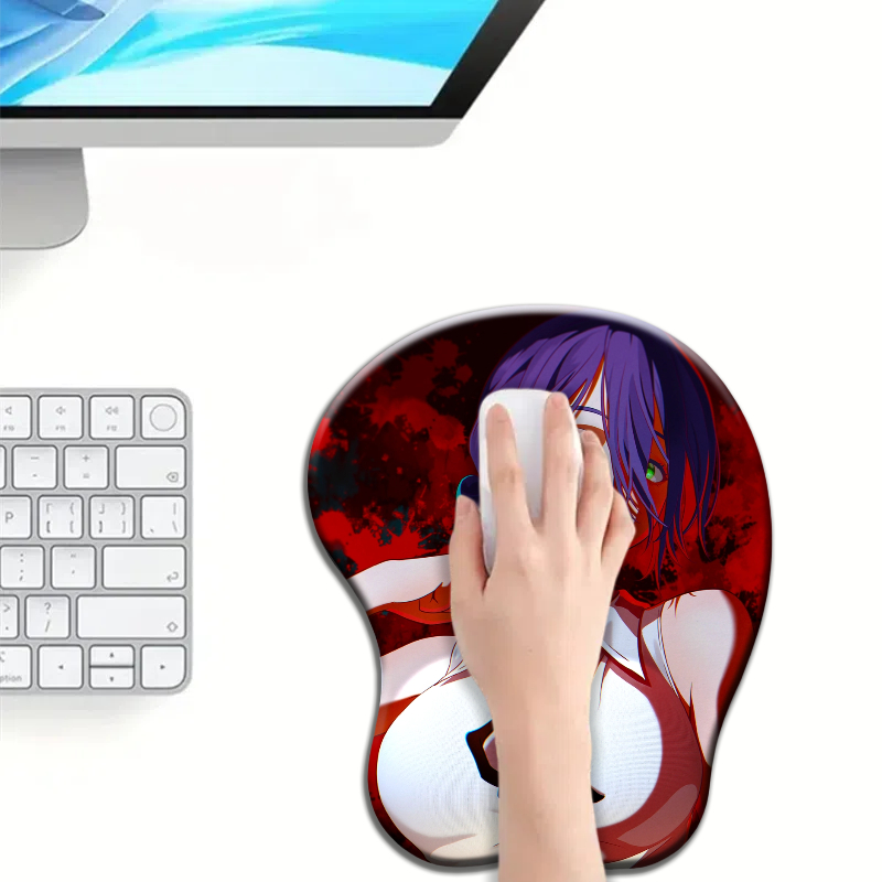 Chainsaw Man 3D Silicone Wrist - Wrist Rest Gel ulasan dan harga