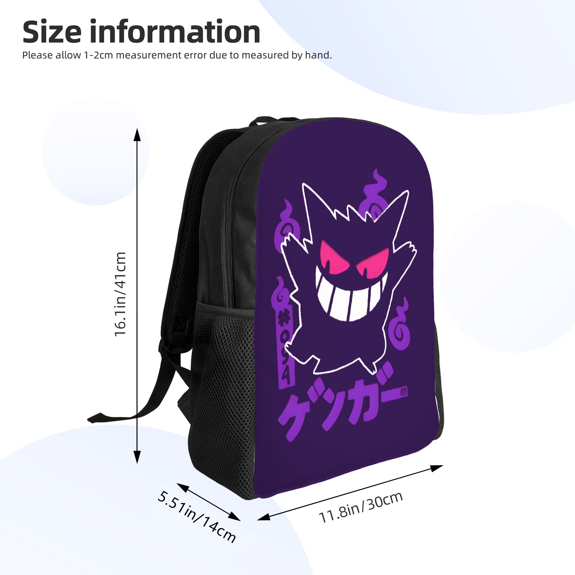 Tas Ransel Pokemon Gengar 3D P - Laptop Accessories For College ulasan dan harga