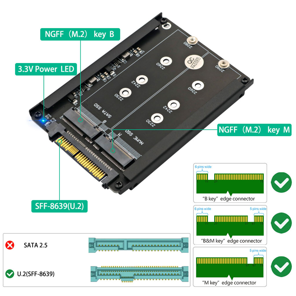 Adaptor SSD M2 SSD Ke Adaptor  - External Nvme Ssd ulasan dan harga